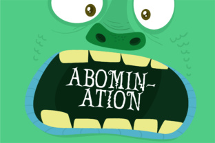Abomination Font: A Spooky Serif for Editorial Impact