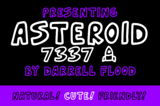 Asteroid 7337: The Perfect Display Font for Crafters