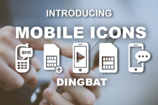 Boost Campaign Clarity with the Mobile Icons Typeface
