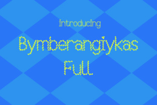 Bring Playful Charm to Crafts with Bymberangiykas Full Font
