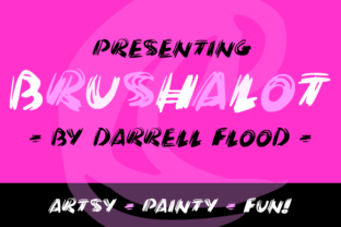 Brushalot: A Bold Decorative Font for Editorial Impact