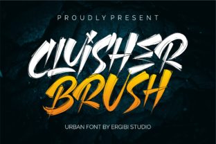Cluisher Brush: A Bold Blackletter Font for Web Headers