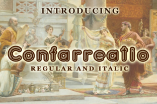 Confarreatio: The Bubbly Typeface That Pops in Campaigns