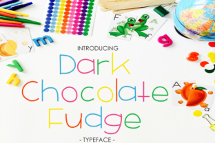 Dark Chocolate Fudge Font Review: A Playful Sans Serif for Brands