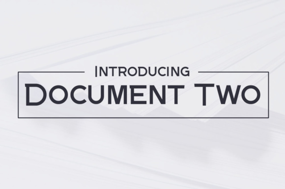 Document Two: A Professional Sans Serif Font for Your Brand