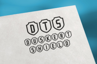 DuskerT Shield: A Bold Decorative Font for Crafters