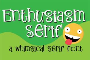 Enthusiasm Serif Font Review for Web Designers