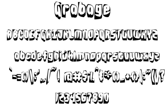 Grabage: A Playful Decorative Font for Bold Branding
