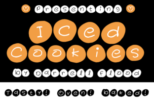 Iced Cookies: A Sweet Decorative Font for Branding
