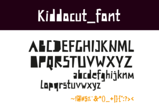 Kiddocut: A Decorative Font for Bold Web Typography