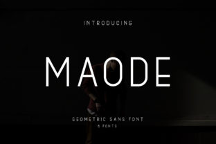 Maode Family: A Modern Sans Serif Typeface for Editorial Design