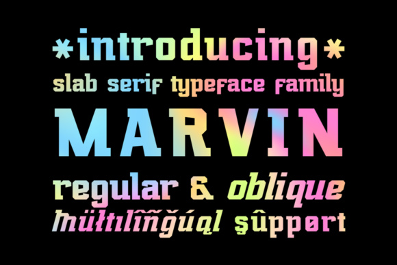 Marvin Regular: A Reliable Slab Serif Font for Business Branding