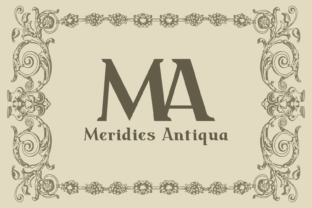Meridies Antiqua: The Serif Font for Scroll-Stopping Designs