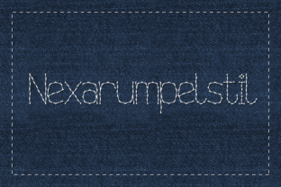 Nexarumpelstil: A Hand-Stitched Decorative Font for Campaigns