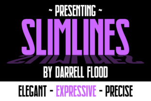 Slimlines: A Tall Sans Serif Font for Editorial Design
