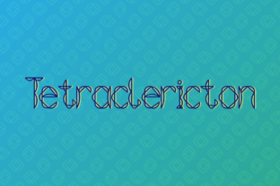 Tetraclericton: A Legible Decorative Font for Branding