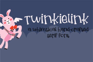 Twinkielink: A Whimsical Serif Font for Handmade Brands