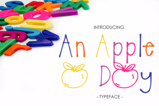 Using An Apple a Day Font for Playful Web Design